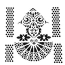 Crafters Workshop Template 12in x 12in - Quadrangle Fan*