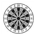 The Crafters Workshop 6X6 Template - Dartboard