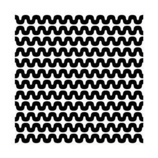The Crafters Workshop 6X6 Template - Squiggles