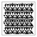 The Crafters Workshop 6X6 Template - Triangle Plaid
