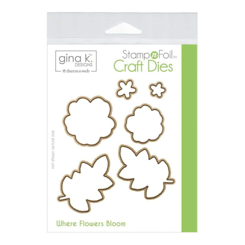 Thermoweb Gina K Designs Die Set - Where Flowers Bloom