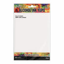 Tim Holtz Alcohol Ink White Yupo Paper 10 Sheets 5 Inch X7 Inch