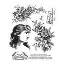 Tim Holtz Cling Stamps 7 Inch X8.5 Inch - Lady Rose