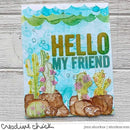 Tim Holtz Cling Stamps 7"X 8.5" - Mod Cactus*
