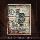 Tim Holtz Cling Stamps 7"x 8.5" - Eccentric*