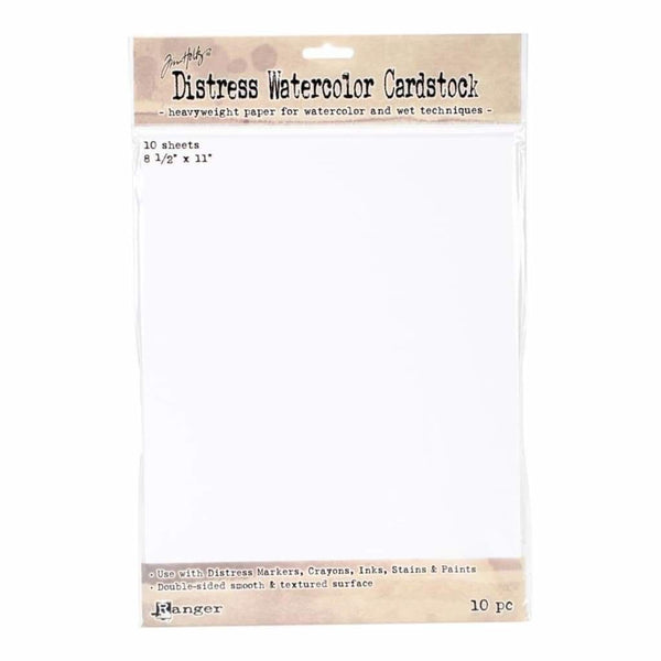 Tim Holtz Distress Watercolor Cardstock 10 pack 8.5 inch X11 inch