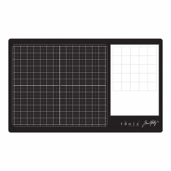 Tim Holtz Glass Media Mat 23.75x14.25 inch - Free Postage