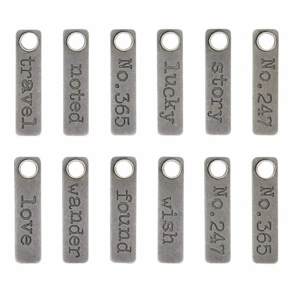 Tim Holtz - Idea-Ology Metal Story Sticks 12 pack .25 inch X1 inch*