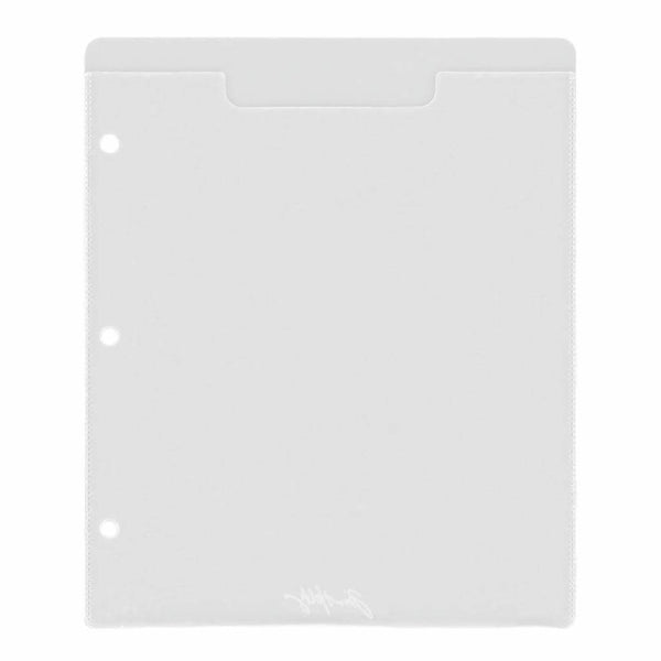Tim Holtz Storage Studios Stamp Storage Binder Refills 8 pack 7.25 inch X10 inch
