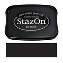 Tsukineko - Stazon Solvent Inkpad - Jet Black