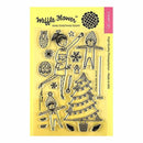 Waffle Flower Crafts Clear Stamps 4 inch X6 inch Deck The Halls