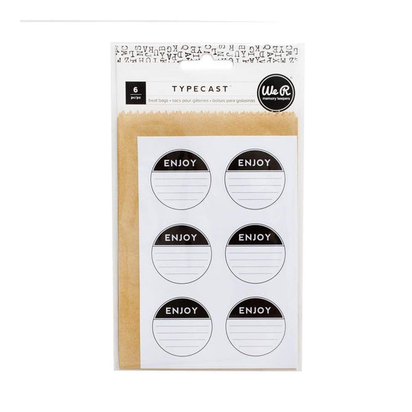 We R Memory Keepers Typecast Kraft Treat Bags