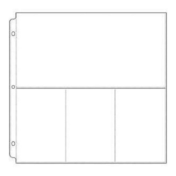We R Ring Photo Sleeves 12X12 10/Pkg (3) 6X4 & (1) 6X12 Pockets