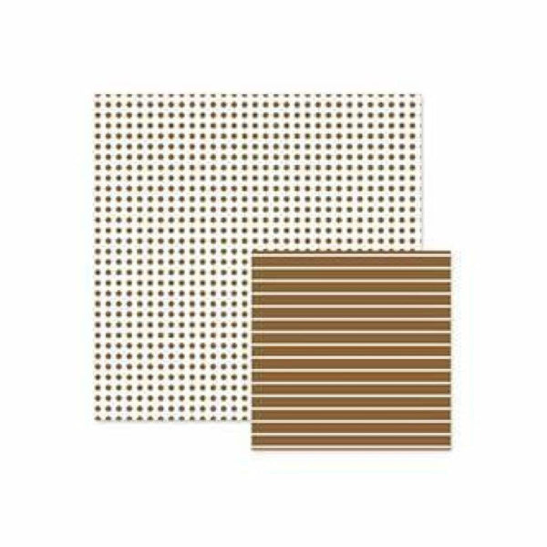 Wer Memory Keepers - Basics - Brown Dot 12X12 Double-Sided Paper