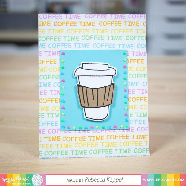 Waffle Flower Die - Coffee Cup*