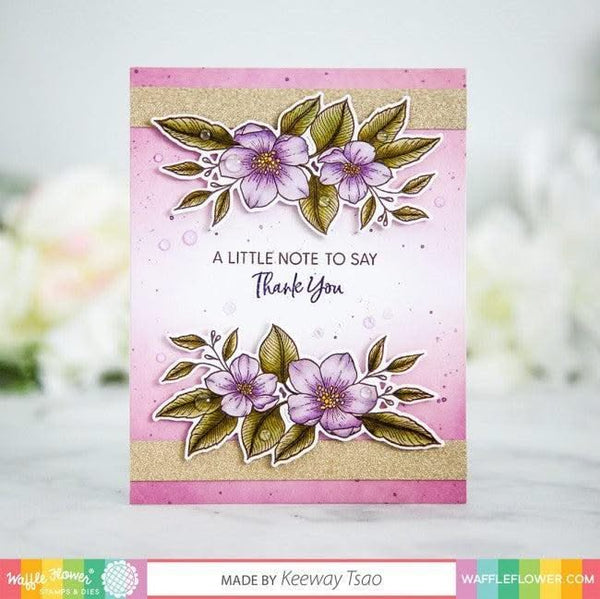 Waffle Flower Die - A Little Note*