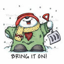 Whipper Snapper Cling Stamp 3.5Inch X3.5Inch - Bring It On!