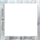 Poppy Crafts 12"x 12" Premium White Cardstock 350gsm - 10 Sheets
