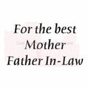 Woodware Clear Stamps 2.5 Inch X1.75 Inch  Sheet Mother/Father In-Law
