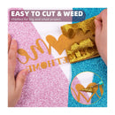 Poppy Crafts 10"x5' Heat Transfer Glitter Vinyl - Pink*