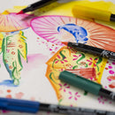 Koi Colouring Brush Pen Set - Basic 6 Pack*